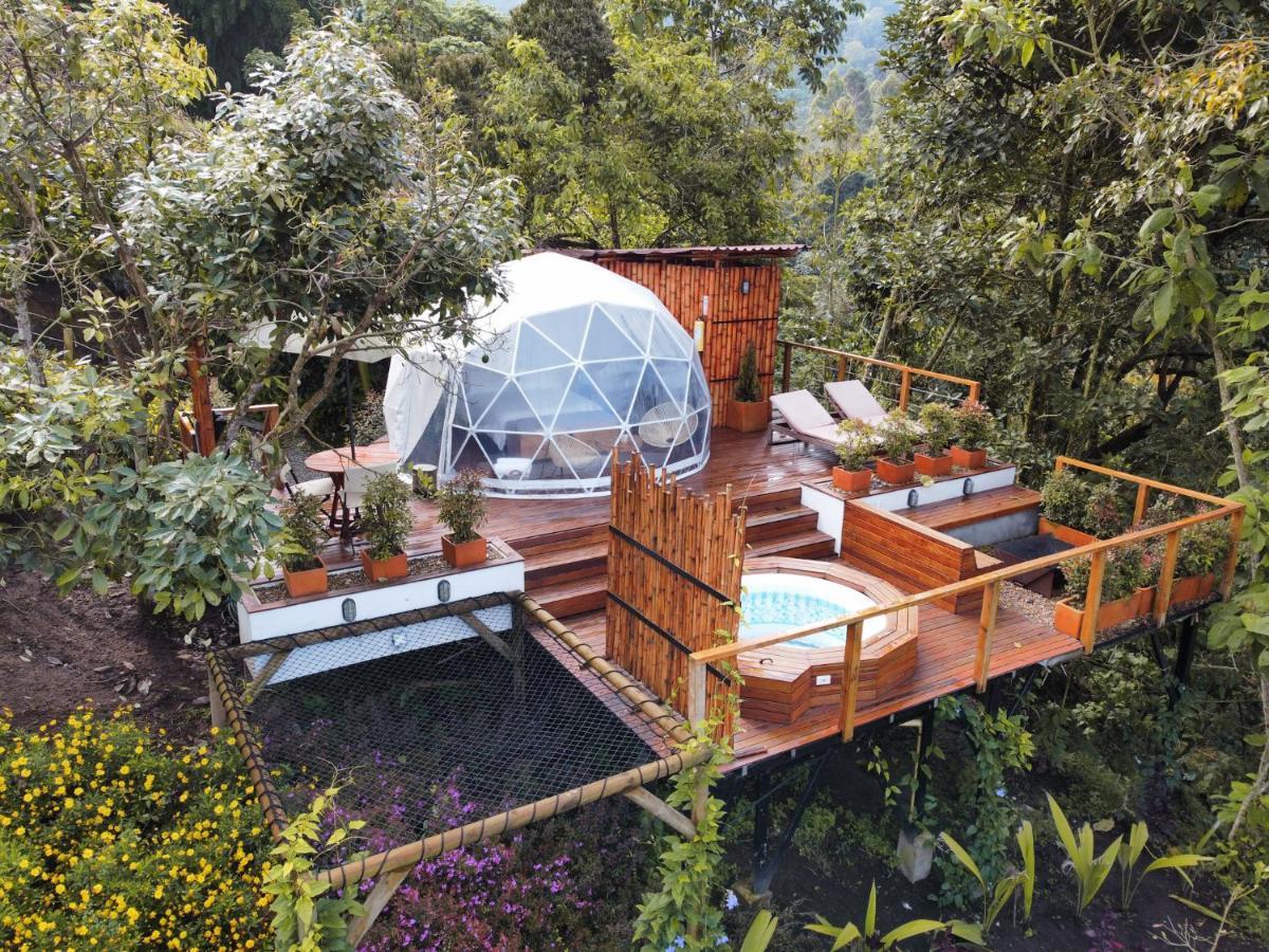 Nazca Glamping Otel Villamaría Dış mekan fotoğraf